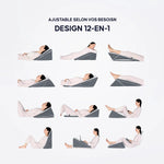 Ensemble d'Oreillers Réglables